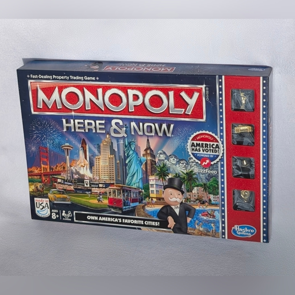 Monopoly Here & Now Board Game Unopened
